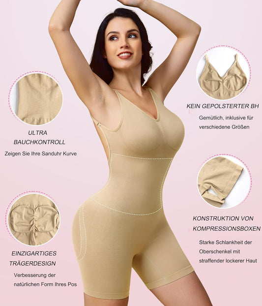 Gotoly Women's Body Shapewear Bodysuit, Slimming Bodysuit, Slimming, Shapewear, Seamless Bodysuit